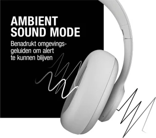 Fresh 'n Rebel Clam Ace Noise Cancelling Hoofdtelefoon Ice Grey
