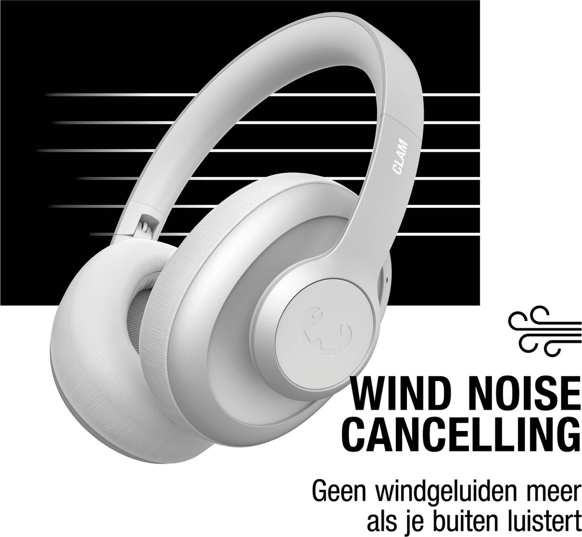 Fresh 'n Rebel Clam Ace Noise Cancelling Hoofdtelefoon Ice Grey
