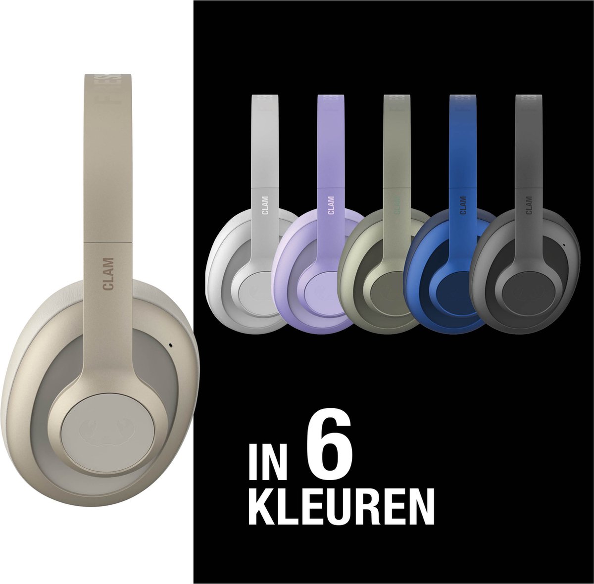 Fresh 'n Rebel Clam Ace Noise Cancelling Koptelefoon Silky Sand