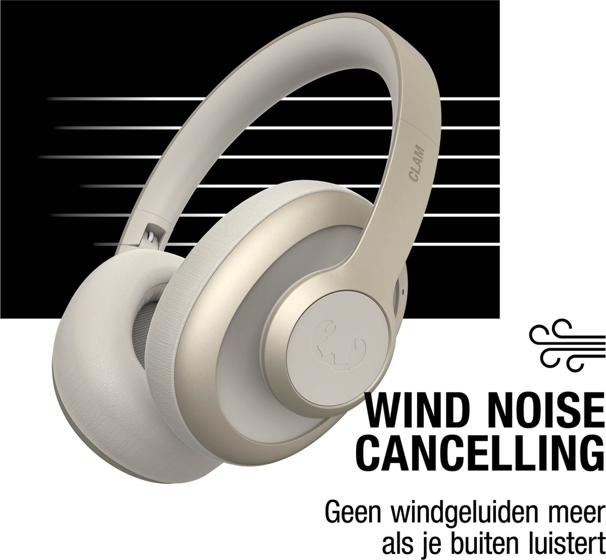 Fresh 'n Rebel Clam Ace Noise Cancelling Koptelefoon Silky Sand