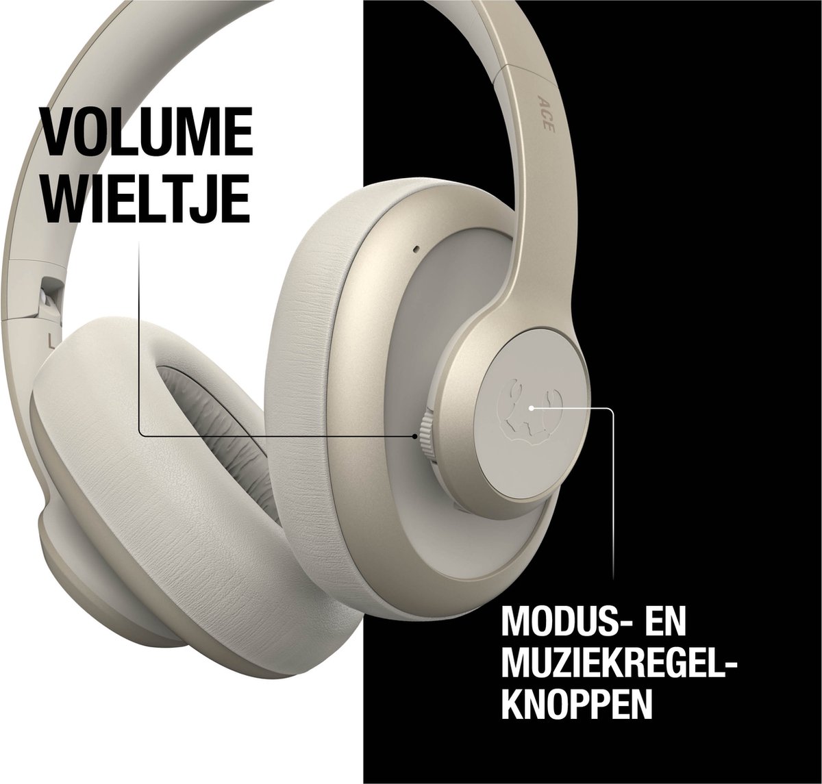 Fresh 'n Rebel Clam Ace Noise Cancelling Koptelefoon Silky Sand