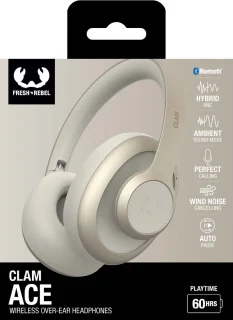 Fresh 'n Rebel Clam Ace Noise Cancelling Koptelefoon Silky Sand