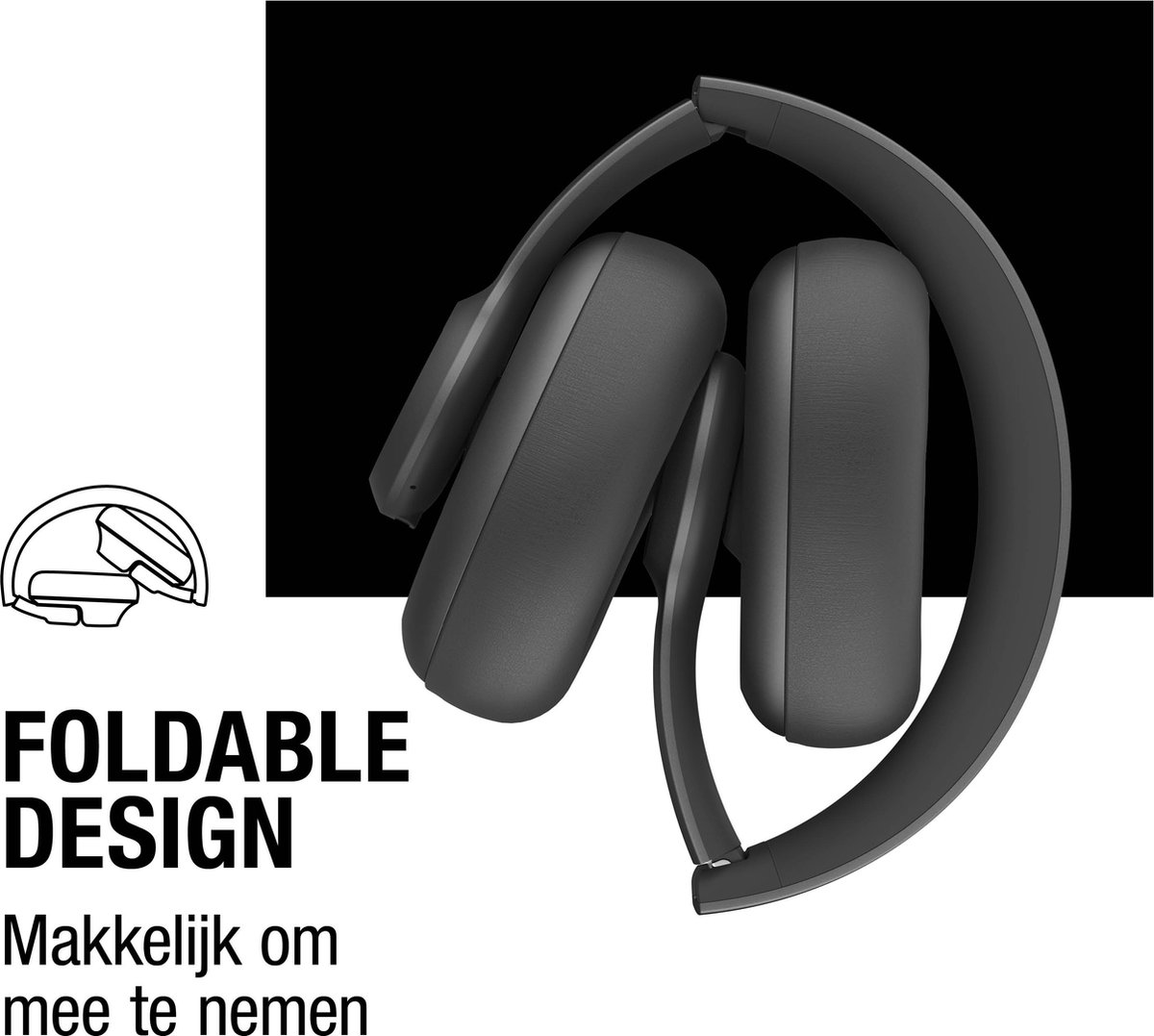 Fresh 'n Rebel Clam Ace Storm Grey hoofdtelefoon