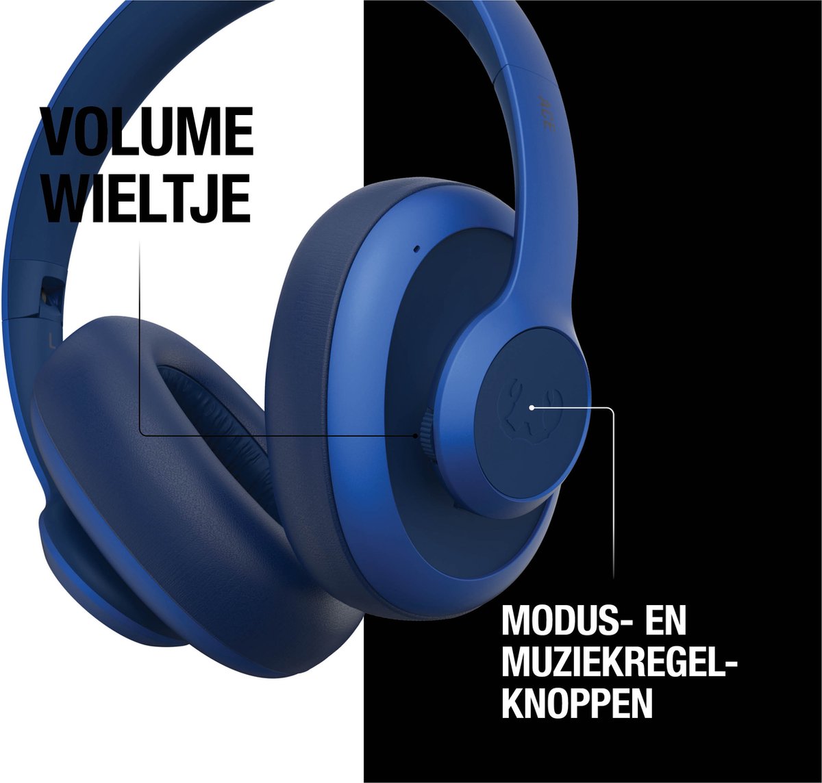 Fresh 'n Rebel Clam Ace True Blue noise cancelling hoofdtelefoon