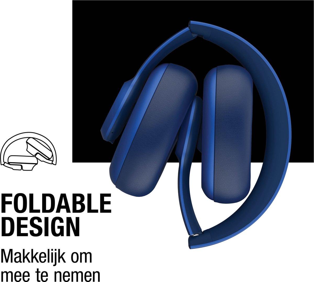 Fresh 'n Rebel Clam Ace True Blue noise cancelling hoofdtelefoon