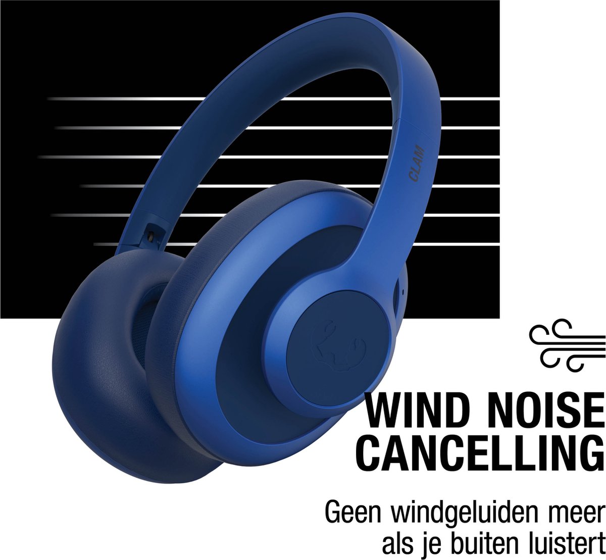 Fresh 'n Rebel Clam Ace True Blue noise cancelling hoofdtelefoon
