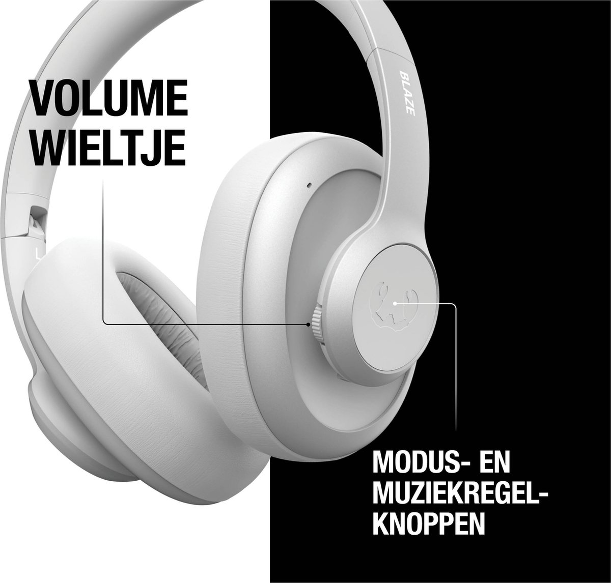 Fresh 'n Rebel Clam Blaze Koptelefoon Ice Grey