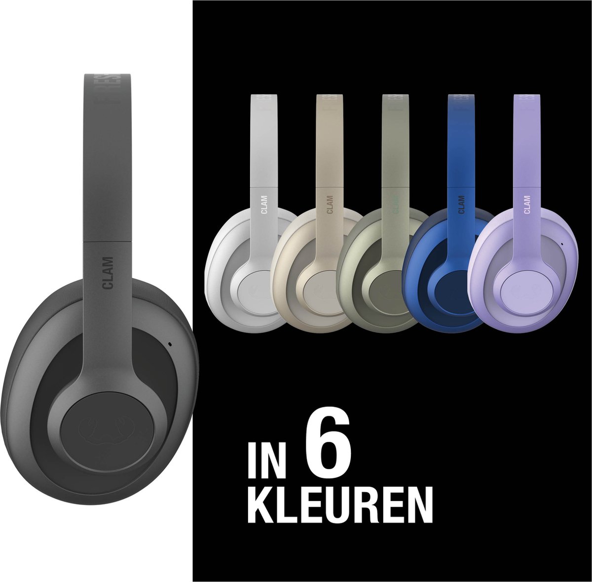 Fresh 'n Rebel Clam Blaze Koptelefoon Storm Grey