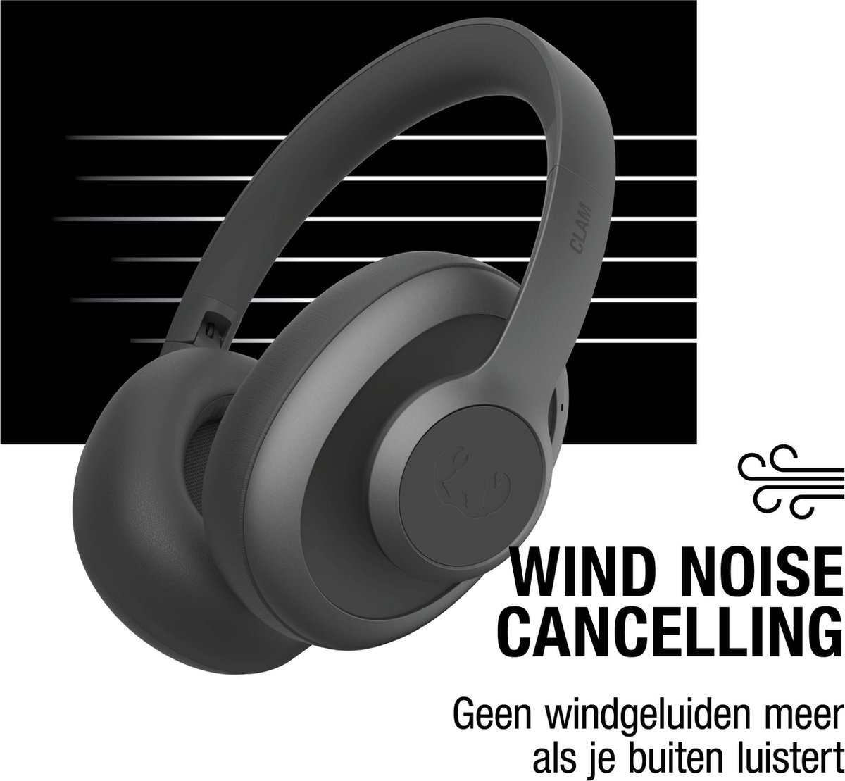 Fresh 'n Rebel Clam Blaze Koptelefoon Storm Grey