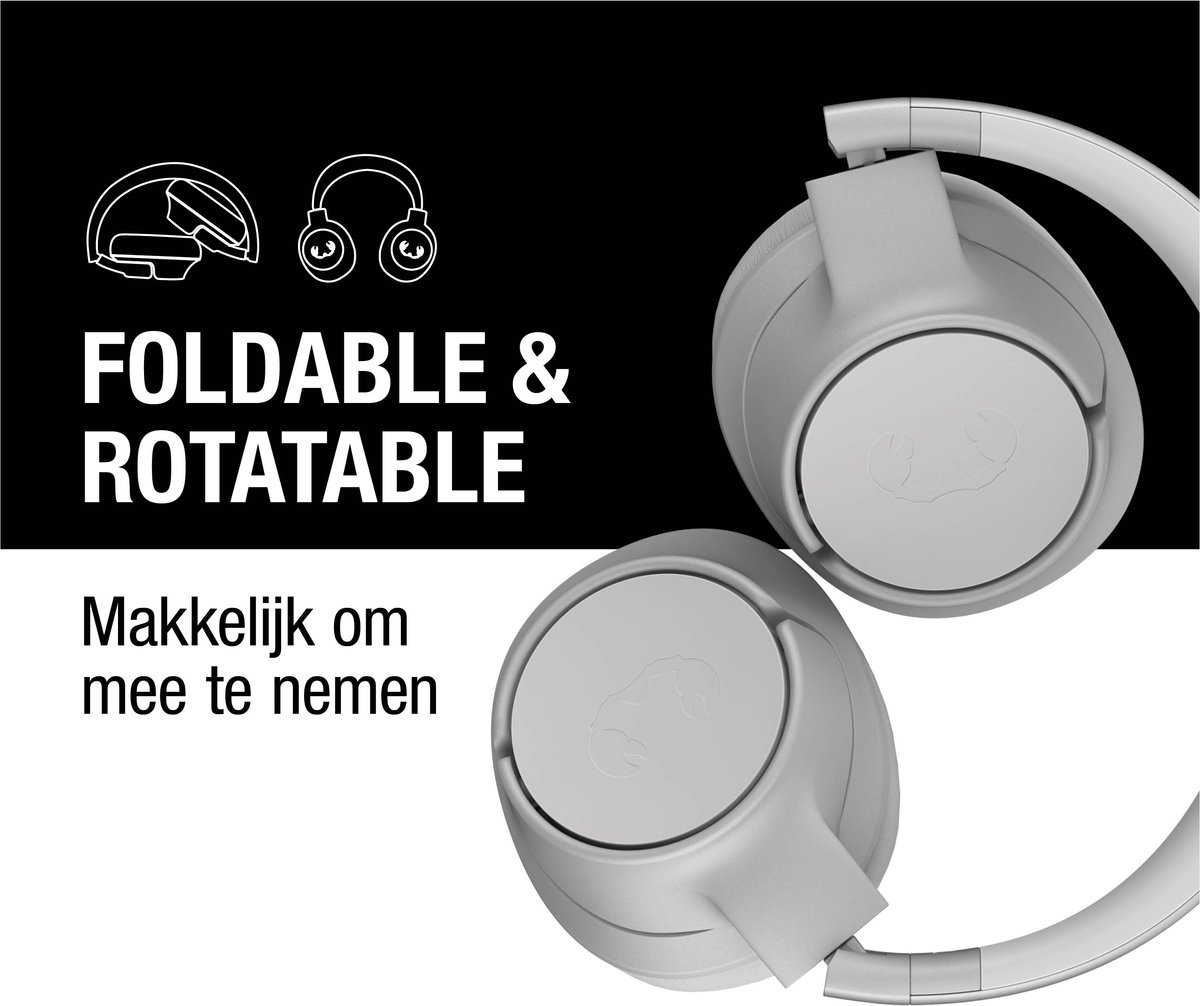 Fresh 'n Rebel Clam Fuse Draadloze Over Ear Koptelefoon Ice Grey