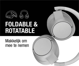 Fresh 'n Rebel Clam Fuse Draadloze Over Ear Koptelefoon Ice Grey