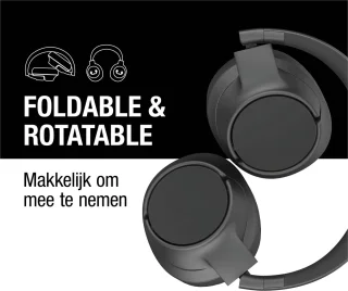 Fresh ‘n Rebel Clam Fuse Draadloze Over-Ear Koptelefoon Storm Grey