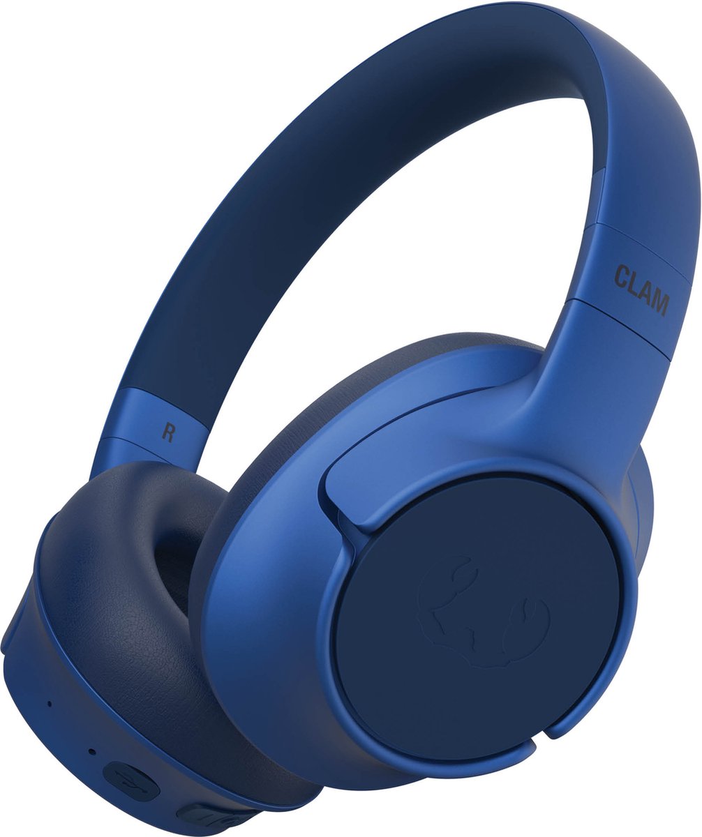 De Fresh 'n Rebel Clam Fuse Draadloze Over-ear Koptelefoon True Blue in één oogopslag