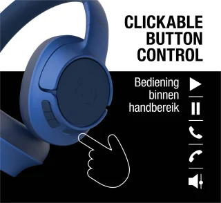 Fresh 'n Rebel Clam Fuse Draadloze Over-ear Koptelefoon True Blue