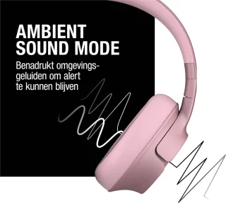 Fresh 'n Rebel Clam Fuse Over Ear Draadloze Koptelefoon Pastel Pink