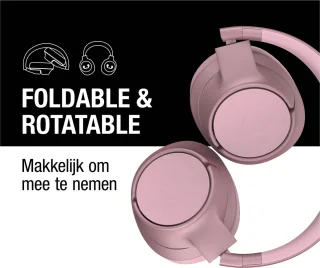 Fresh 'n Rebel Clam Fuse Over Ear Draadloze Koptelefoon Pastel Pink