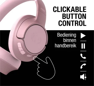 Fresh 'n Rebel Clam Fuse Over Ear Draadloze Koptelefoon Pastel Pink