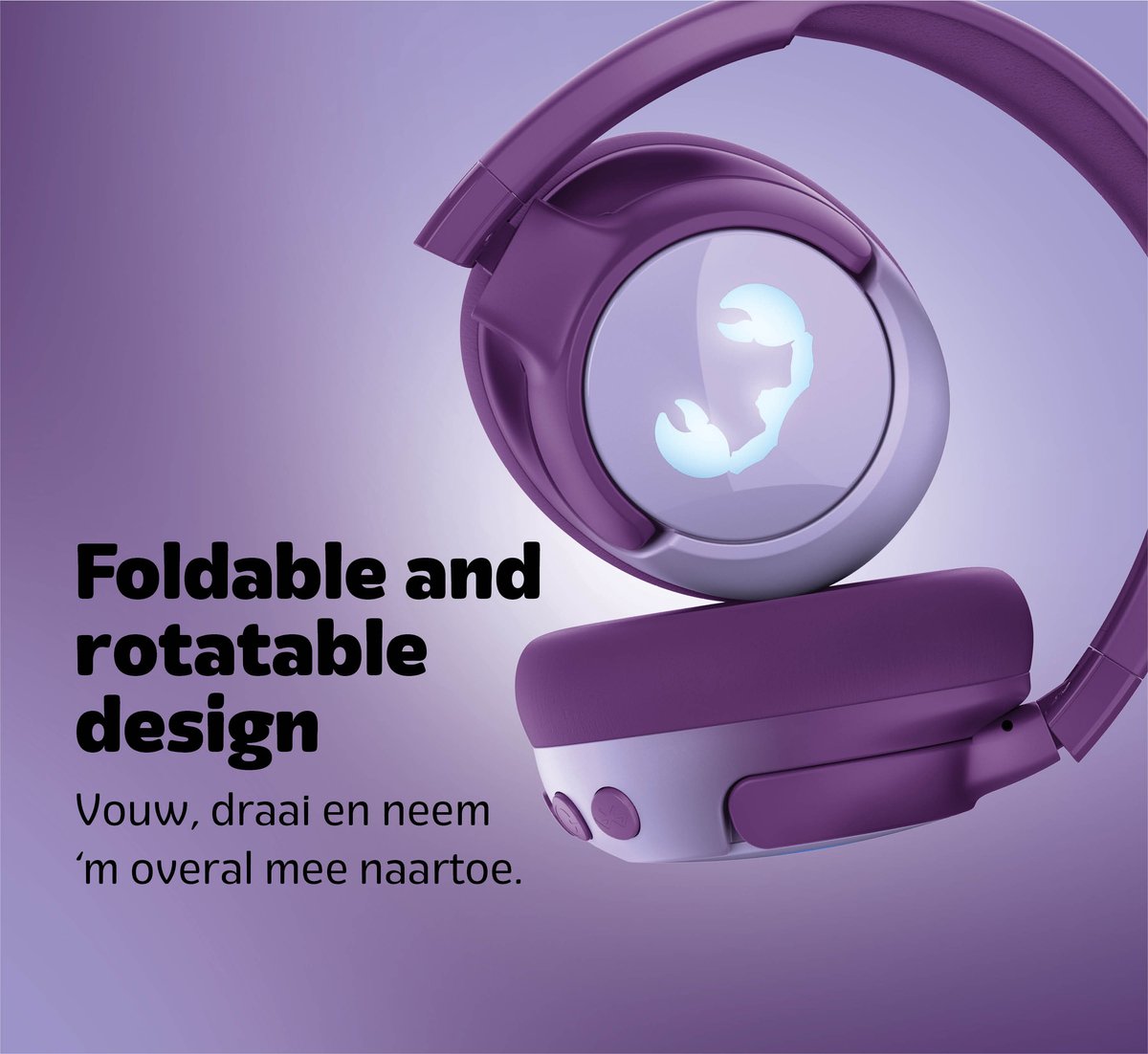 Fresh 'n Rebel Clam Junior Draadloze Kinderkoptelefoon Mighty Magic