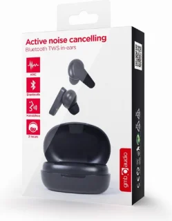 Gembird TWS-ANC-MMX True Wireless In-ear Bluetooth Headset Zwart
