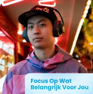 Golden Sound Draadloze Over Ear Koptelefoon Bluetooth Active Noise Cancelling