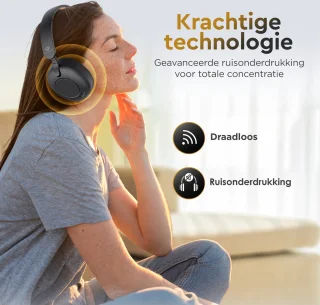 Golden Sound Tune Draadloze Over Ear Koptelefoon Bluetooth