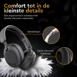 Golden Sound Tune Draadloze Over Ear Koptelefoon Bluetooth