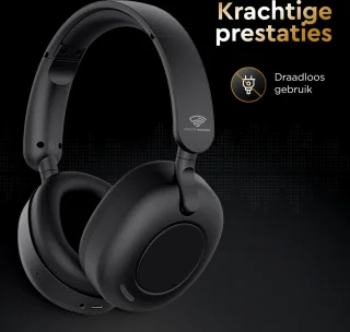 Golden Sound Tune Draadloze Over Ear Koptelefoon Bluetooth