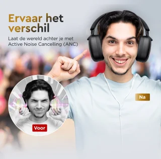 Golden Sound Tune Draadloze Over Ear Koptelefoon Bluetooth
