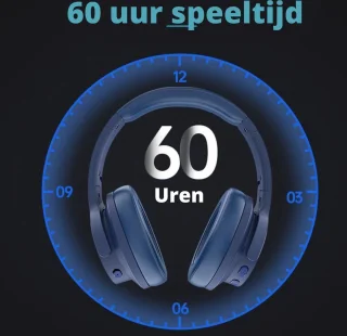 Happyment Draadloze Bluetooth Over Ear Koptelefoon
