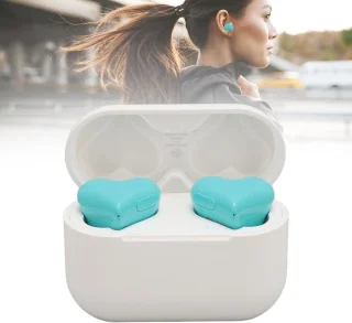 Heartbuds BT 5.3 Draadloze Noise Cancelling Koptelefoon Lake Green