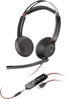 HP Poly Blackwire C5220 stereo usb on-ear headset
