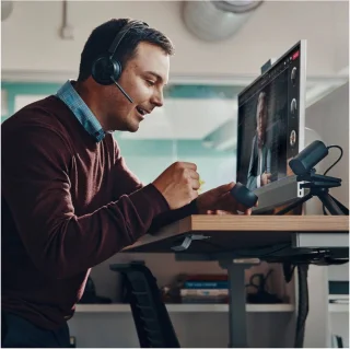 HP Poly Voyager Focus 2 On Ear Bluetooth Headset Zwart