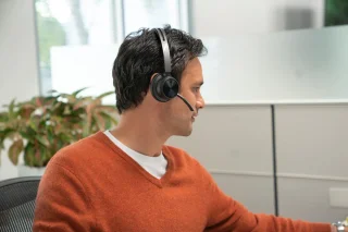 HP Poly Voyager Focus 2 On-Ear Headset
