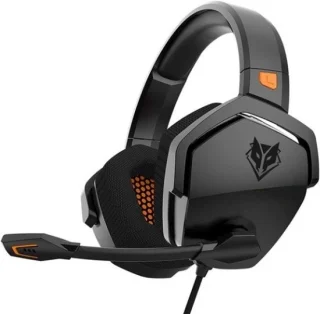 Intelectro gaming headset zwart/oranje