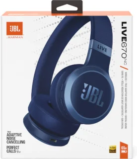 JBL Live 670NC Draadloze On-Ear Koptelefoon Blauw