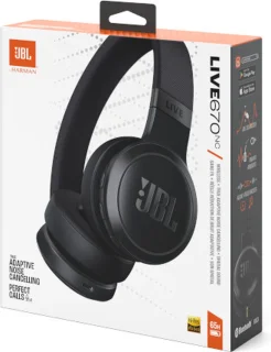 JBL Live 670NC Draadloze On-Ear Koptelefoon Zwart
