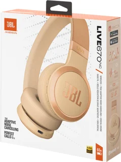 JBL Live 670NC On-ear Draadloze Koptelefoon Zand