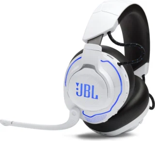 JBL Quantum 910P - Draadloze over-ear headset voor PlayStation (PS5 & PS4) - wit