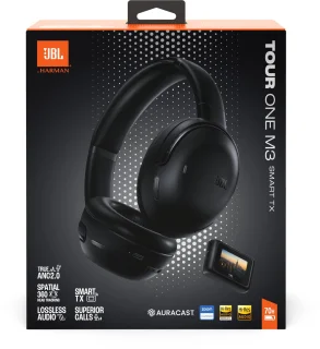 JBL Tour One M3 Smart TX Draadloze Over-Ear Koptelefoon Zwart