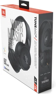 JBL Tune 660NC Zwart - On-ear koptelefoon