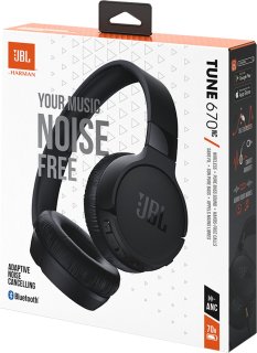 JBL Tune 670NC Draadloze On-Ear Koptelefoon Zwart