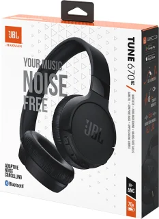 JBL Tune 670NC Draadloze On-Ear Koptelefoon Zwart
