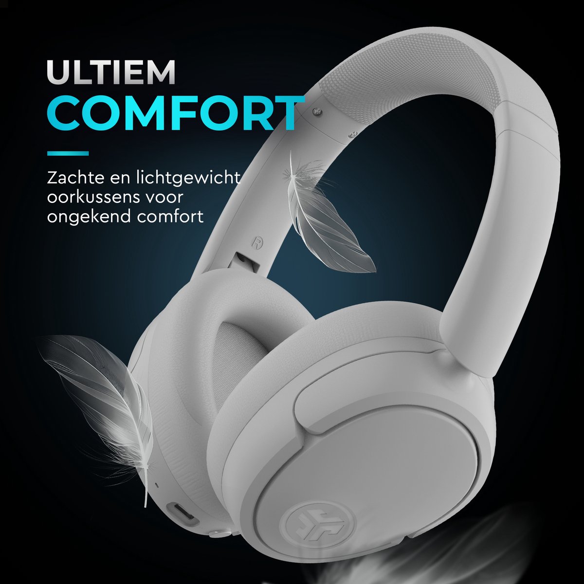 JLAB Jbuds LUX ANC Draadloze Koptelefoon Cloud White