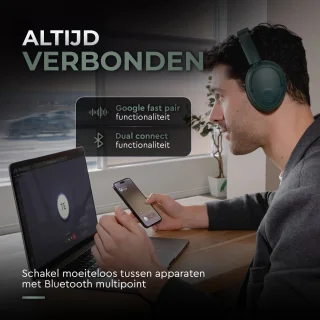 JLAB Jbuds LUX ANC Draadloze Koptelefoon Groen