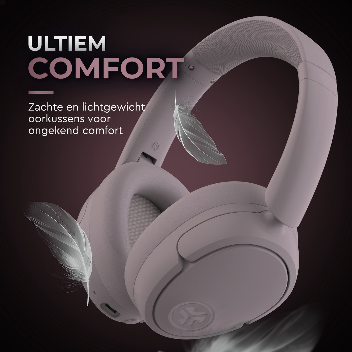 JLAB Jbuds LUX ANC Draadloze Koptelefoon Mauve