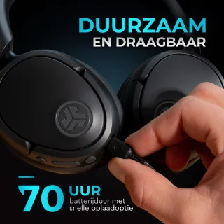 JLAB Jbuds LUX ANC Draadloze Koptelefoon Zwart