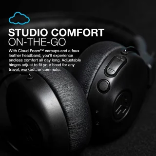 JLAB Studio ANC Draadloze On-Ear Koptelefoon Zwart