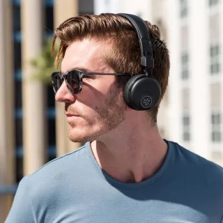 JLAB Studio ANC Draadloze On-Ear Koptelefoon Zwart