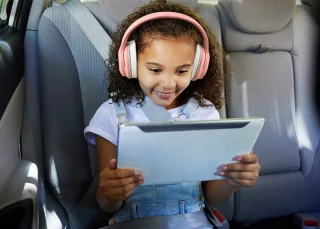 Kinderkoptelefoon Bluetooth Over Ear Roze