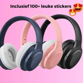 Kinderkoptelefoon Bluetooth Over Ear Roze
